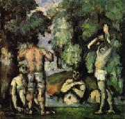 Paul Cezanne Five Bathers oil on canvas
